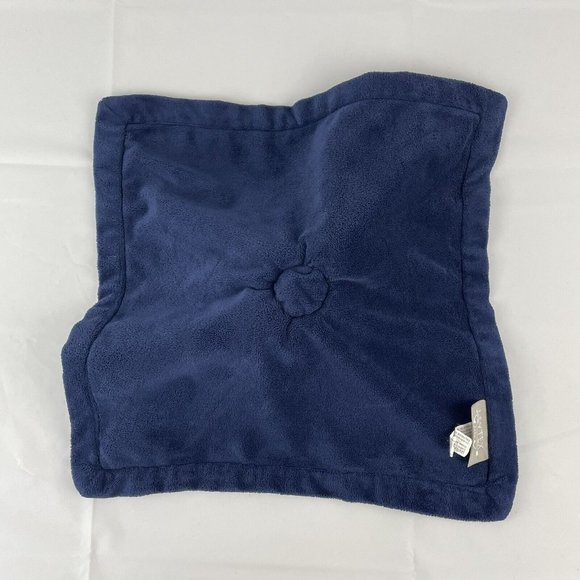 Levtex Baby Navy Blue Striped Fox Plush Lovey 14" Security Blanket Red Scarf HTF - Picture 4 of 6